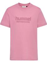 Hummel Marškinėliai pitajų spalva / ryškiai rožinė spalva
