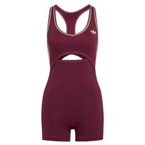 ADIDAS PERFORMANCE Sportinis kostiumas vyno raudona spalva / vilnos balta