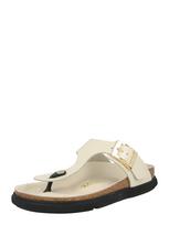 BIRKENSTOCK Šlepetės per pirštą balta