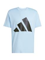 ADIDAS SPORTSWEAR Sportiniai marškinėliai 'Essentials' šviesiai mėlyna / juoda