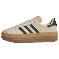 ADIDAS ORIGINALS Sportbačiai be auliuko 'Gazelle Bold Latte' auksas / juoda / vilnos balta