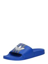 ADIDAS ORIGINALS Šlepetės 'Adilette' kobalto mėlyna / grafito / balta