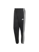 ADIDAS SPORTSWEAR Kelnės 'Essentials 3-Stripes Fleece Tapered Cuffed' juoda / balta