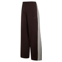 ADIDAS SPORTSWEAR Sportinės kelnės 'adidas KIT 3-Stripes Wide' šokolado spalva / balta