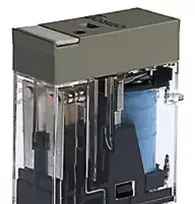 Omron Relė, įjungiama, 8 polių, DPDT, 5A, mechaniniai ir LED indikatoriai, etikečių rašymo funkcija, 230 V kintamoji srovė G2R-2-SN 230AC(S)