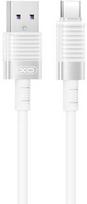 XO laidas NB282 USB – USB-C 1,0m 6A baltas