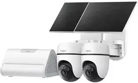 TP-Link Tapo HB112 - Solar Cam 2K Pan/Tilt (2 kamerų rinkinys) + H500
