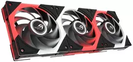 ASUS ROG Eurux GR120 ARGB ventiliatorių rinkinys (3 vnt.), ventiliatorius, 12 cm, juodas