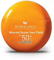 Bio Balance Mineral Sense apsauginis nuo saulės skystis veidui prieš buvimą saulėje SPF 50, 40 ml