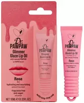 Dr. PawPaw Glimmer Glaze blizgantis ir drėkinantis lūpų aliejus Rose, 10 ml