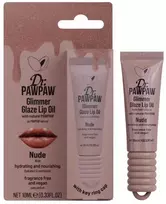 Dr. PawPaw Glimmer Glaze Hydrating & Glow Lip Oil Nude, 10 ml