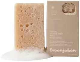 Esponjabon Eszponžabonas Oatmeal maitinantis ir minkštinantis muilas su kempine 2-in-1 veidui ir kūnui, 120 g