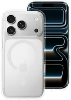 Pixel 9 Pro XL / 10 Pro XL / 11 Pro XL dėklas Forcell F-Protect Clear Hybrid Premium, suderinamas su MagSafe, skaidrus