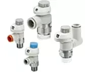 SMC PNEUMATIK Atbulinis vožtuvas su 1/8" sriegiu, 6 mm žarna