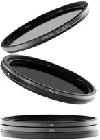 Objektyvo filtras - Urth 39 mm Cinematic Kit Plus+ UV CPL VND2–32 Ethereal 1/4 Juodas Mist