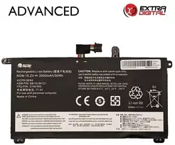 Extra Digital Nešiojamo kompiuterio baterija - Papildoma skaitmeninė „Advanced“ Lenovo 01AV493 2 000 mAh 15,2 V