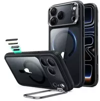 Dėklas Esr Classic Hybrid Kickstand Magsafe iPhone 17 Pro / 18 Pro permatomas/juodas