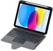 Nillkin Bumper Combo PRO Keyboard Dėklas (Backlit Version) skirtas iPad 10.9./11 2025 juodos spalvos