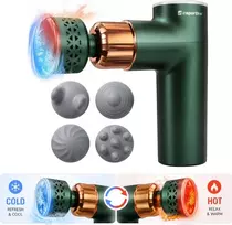 Massage Gun with Heated/Cooling Attachment inSPORTline ChillFrost • 1,800 mAh • 1,600–2,800 RPM • Up to 6 mm