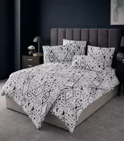 Riposo RENFORCE medvilnės patalynės komplektas ELOISE Pilkas 140x200 cm