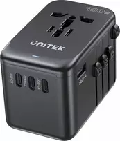 Unitek EU/US/UK/AUS PD 100W kelioninis įkroviklis