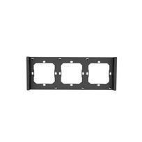 Sonoff 3 vietų rėmelis M5-80 išmaniesiems jungikliams, juodas