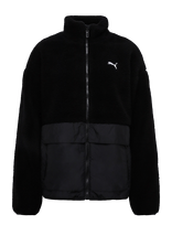 PUMA - Hybrid Re:fibre Sherpa Jacket M - Sportinė laisvalaikio striukė - Juoda