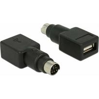 Adapter USB Delock 65898 USB-A - PS/2 Black  (65898) | 65898 | 4043619658985