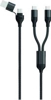 Kabel USB 2GO USB-A + USB-C - 2x USB-C 1.2 m Black (797367) | 797367 | 4010425973670