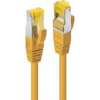 Lindy LINDY Patchkabel Cat6A RJ45 S/FTP Cat7 LSZH Kabel gelb 3m | 47664 | 4002888476645