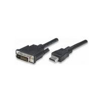 Kabel Techly HDMI - DVI-D 5m Black (ICOC-HDMI-D-045) | ICOC-HDMI-D-045 | 8057685304635