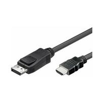 Kabel Alcasa DisplayPort - HDMI 5m Black (DP-HDMI5) | DP-HDMI5 | 4014619246854
