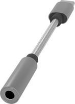 Adapter USB TerraTec USB-C - Jack 3.5mm Gray  (284535) | 284535 | 4040895006264