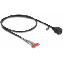 Delock DeLOCK Kabel RJ45 żeński do tulejek kablowych Cat.5e 50 cm Black | 88005 | 4043619880058