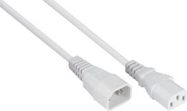 Kabel zasilający Alcasa Kabelmeister SK1430-W030 kabel zasilające White 3 m IEC C14 IEC C13 | SK1430-W030 | 4066857002617