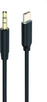 Kabel USB 2GO AUX/MP3 Stereo USB-C 100 cm Black (797219) | 797219 | 4010425972192