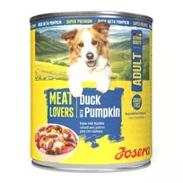 Josera Meat Lovers Menu Duck with Pumpkin konservuotas pašaras šunims su antiena ir moliūgais, 800 g