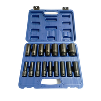 Smūginės galvutės ilgos 1/2″, 16 vnt. 10-32mm