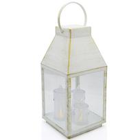 Advento žibintas „roraty“ Led, 35 Cm, 3 žvakės, Balta
