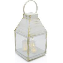 Advento žibintas „roraty“ Led, 25 Cm, 3 žvakės, Balta