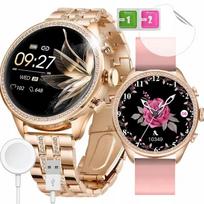 Išmanusis laikrodis moterims Smartwatch su Bluetooth skambučiais ir sporto funkcijomis