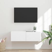 TV sieninė spintelė Balta 98 x 31 x 29,5 cm Apdirbta mediena