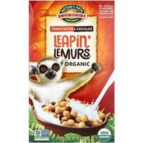 Nature's Path, „EnviroKidz“, ekologiški „Leapin' Lemurs®“ dribsniai su žemės riešutų sviestu ir šokoladu, 284 g