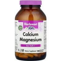 Bluebonnet Nutrition, Kalcio ir magnio, 180 augalinių kapsulių