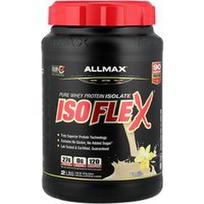 ALLMAX, ISOFLEX,® grynas išrūgų baltymų izoliatas, vanilė, 2 svarai (907 g)