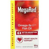 Schiff, MegaRed, Omega-3 žuvų taukai, vanilė, 800 mg, 80 minkštųjų gelių