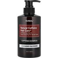 Kundal, Natural Caffeine Hair Care+ šampūnas, visų tipų plaukams, vyšnių žiedai, 16.9 fl oz (500 ml)