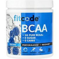 fitcode, BCAA, Blue Raz, 8,5 uncijos (240 g)