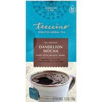 Teeccino, Skrudinta žolelių arbata, kiaulpienių moka, be kofeino, 25 arbatos maišeliai, 5.3 uncijos (150 g)