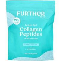 Further Food, Žole šeriamų karvių kolageno peptidai, be skonio, 12 pakelių po 0,71 uncijos (20 g)